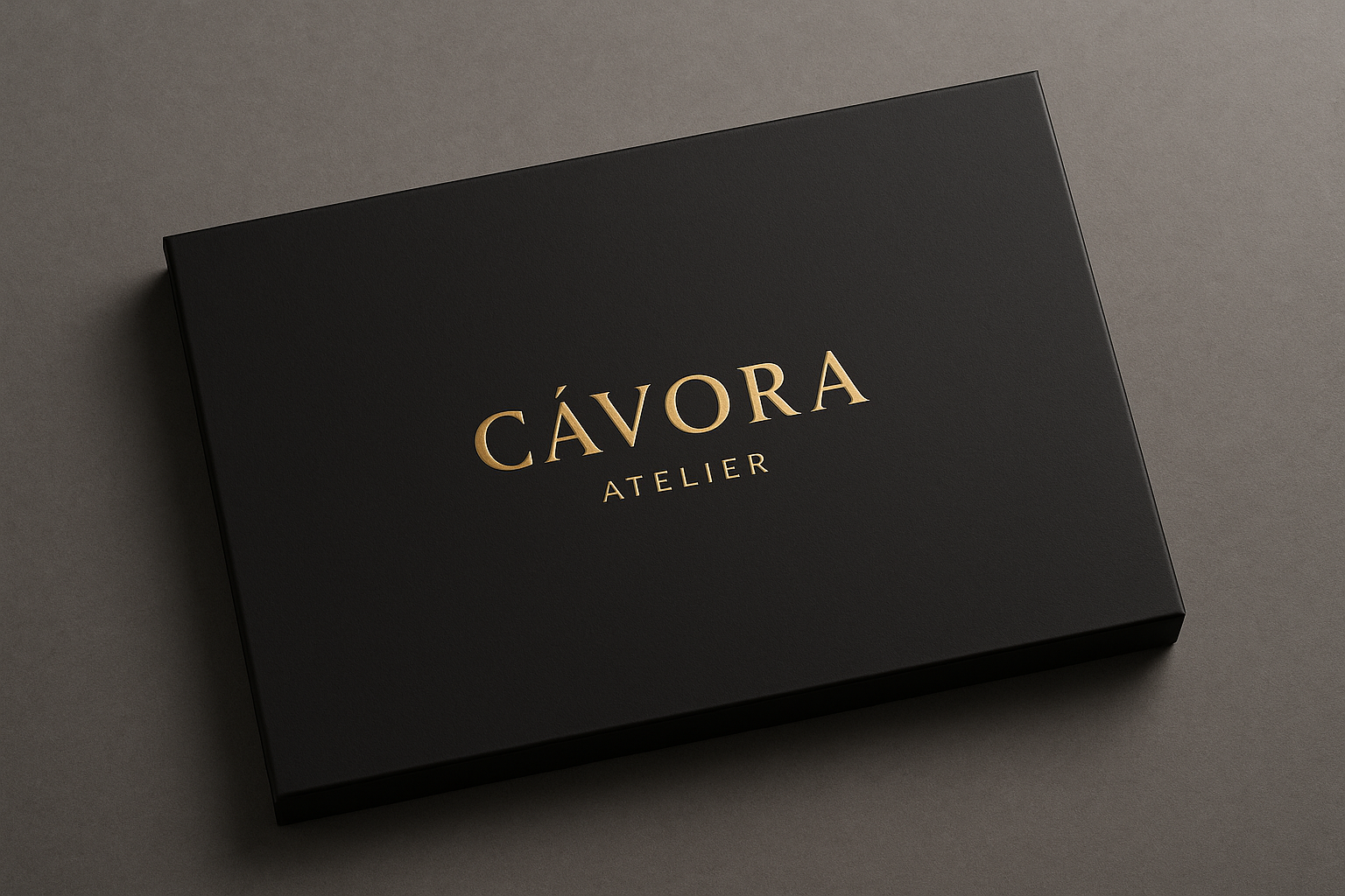 Empaque premium CÁVORA Atelier